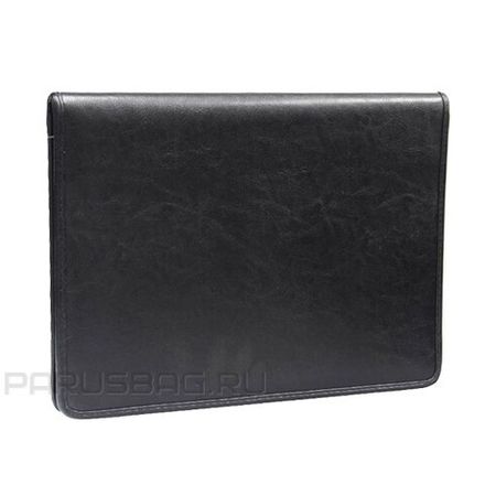 Папка деловая Спейс Varna, кожзам, черная