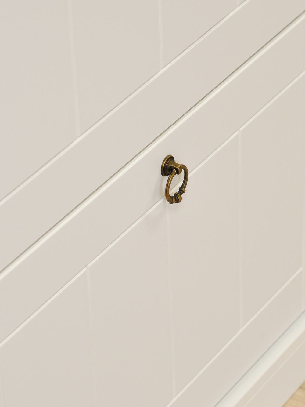 Банкетка Индра из МДФ, серая