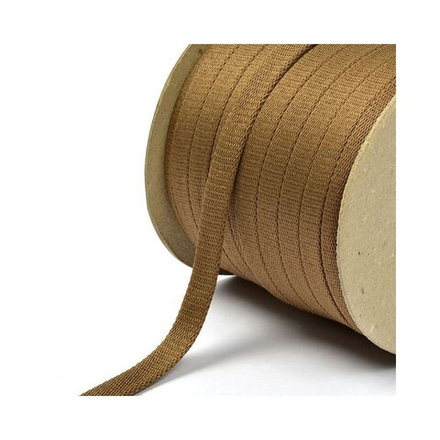 Шнур плоский полиэфир 12-15мм цв. Т. БЕЖЕВЫЙ