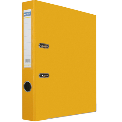 Папка-регистратор KUVERT А4, ширина корешка 50 мм, желтая