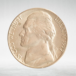 USA, 5 Cents, 1977 - Jefferson Nickel (First Portrait), VF