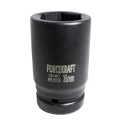 Головка ударная глубокая 1'', 36мм (6гр.) FORCEKRAFT FK-48510036