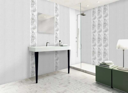 Панель ПВХ термопечать Белые розы 851 2700х250 мм