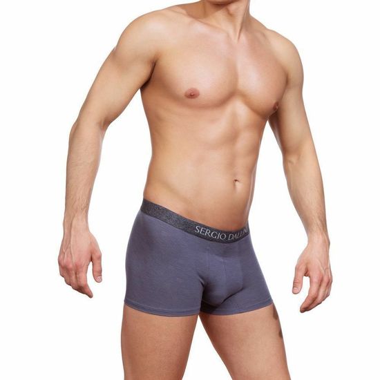 Мужские трусы боксеры темно-серые Sergio Dallini SG2305-1