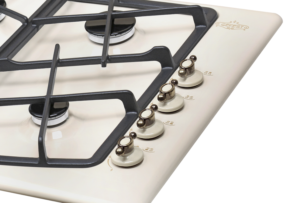 Поверхность варочная  Гефест СГ СН 1211 К54 (крем.,ручки латунь, газ/к 59*51)