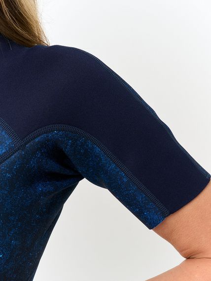 Короткий женский гидрокостюм Sargan Sport 1012/MBL 2 мм синий микс