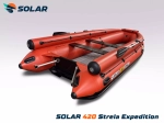 Лодка надувная моторная solar-420 strela jet tunnel (expedition)