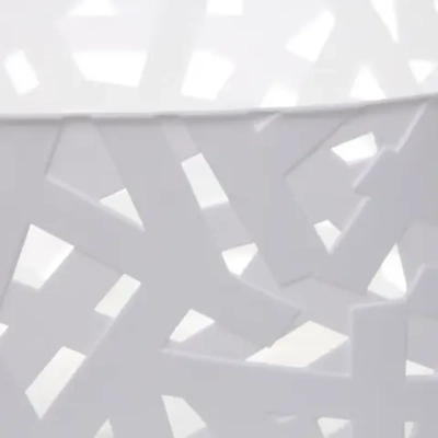 Корзина для хранения «БИСКОТТИ», цвет дымчатый белый, 29,5*21*15,5см (лейбл)