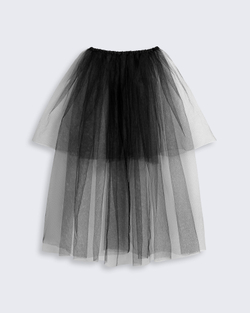 Подъюбник из формодержащей сетки черный