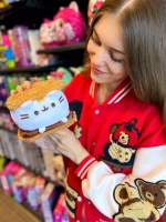 Мягкая игрушка Пушин Кот Кэт плюшевый котик бутерброд 13 см