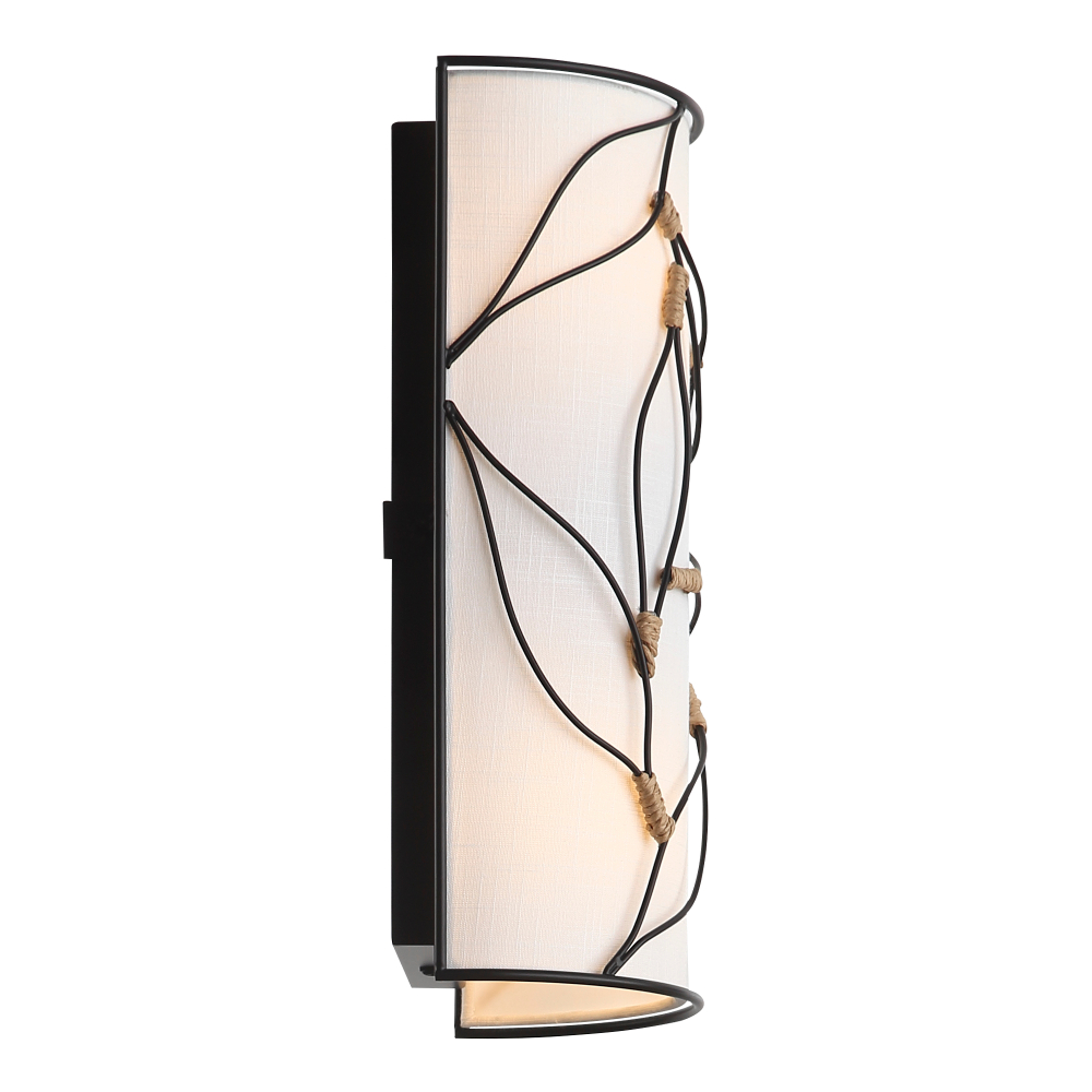 *SL6228.401.02 Светильник настенный ST-Luce Черный/Бежевый E27 2*60W ROOT