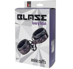 Фиолетово-чёрные оковы на ноги BLAZE ANKLE CUFF PURPLE