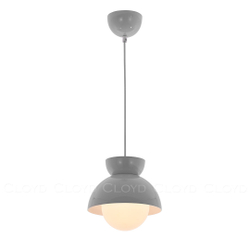 Подвесной светильник Cloyd ERMA-A P1 / Ø20 см - серый (арт.11338)