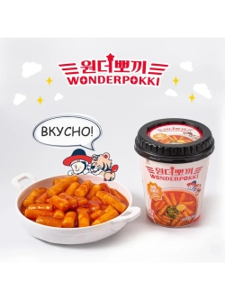 Токпокки в Остром соусе, в соусе Острая Курица 120 г * 2 шт