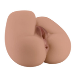 Мастурбатор-полуторс Bernace с вибрацией (Цвет: карамель (темно-бежевый))