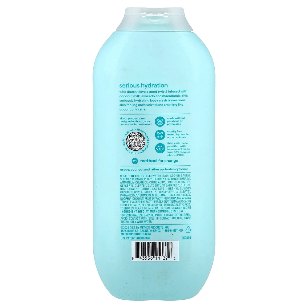 Method, Увлажняющий гель для душа, Coco Twist, 532 мл (18 жидк. Унций)