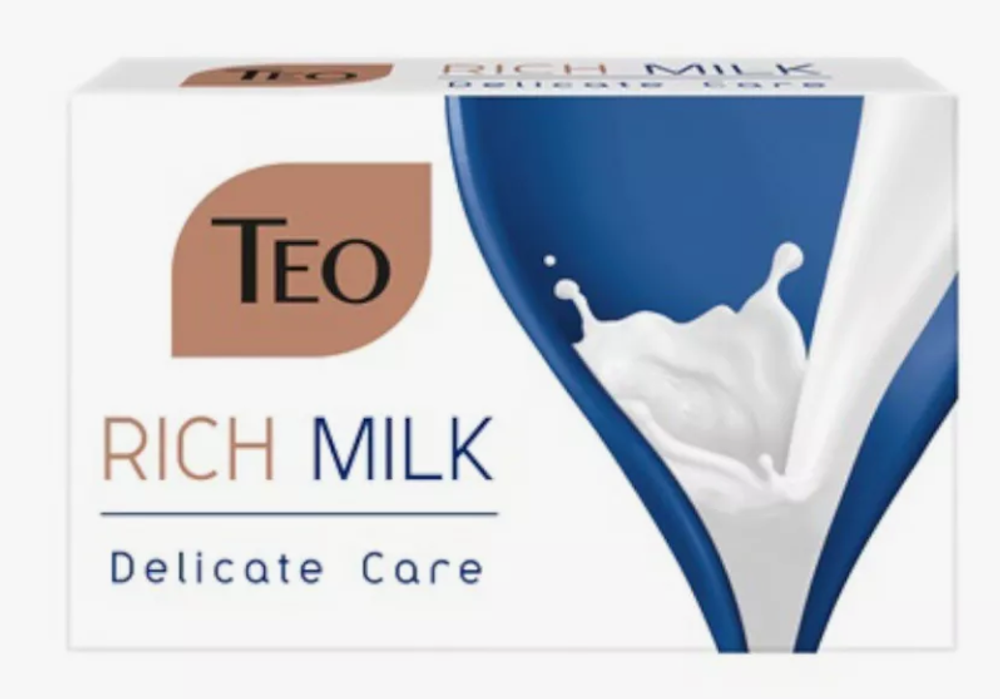 Мыло твёрдоеTeo Rich Milk Delicate Care90г.