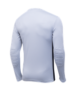 Футболка вратарская CAMP GK Padded LS, серый/черный/белый, детский