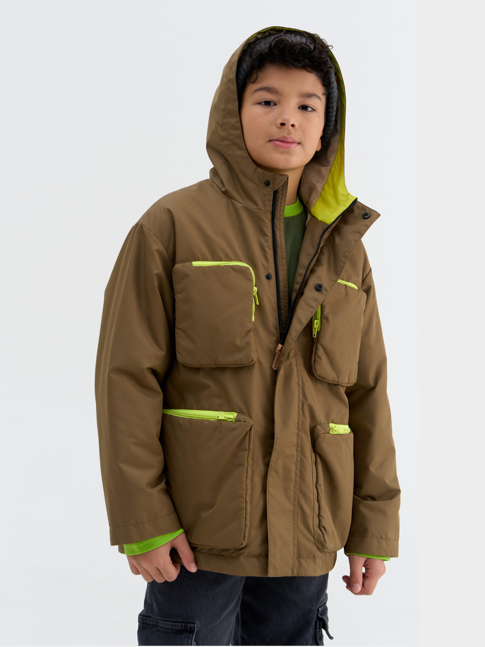 Куртка демисезонная "Хаки" 7+