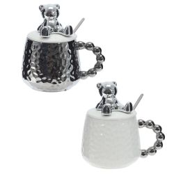 GAEM Кружка с крышкой и ложкой, 400 мл, L14 W10 H14 см, 2в.