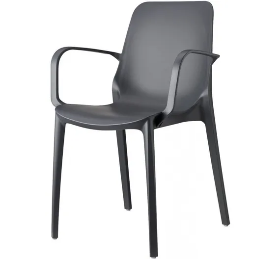 Кресло пластиковое Ginevra, антрацит