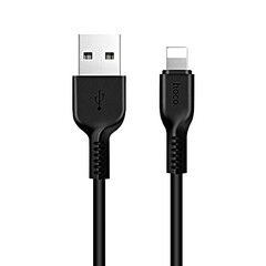 Кабель USB - Lightning 2.4А Hoco X20 3м (300 см) (Черный)