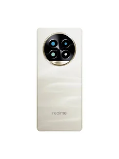 Задняя крышка для Realme 13 Pro Золотая (Gold) со стеклом камеры