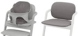 Стульчик для кормления Cybex Lemo 4 в 1 с мягкими чехлами Comfort Inlay Sand White/Suede Grey
