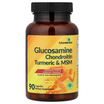 Futurebiotics, глюкозамин, хондроитин, куркума и МСМ, 90 капсул
