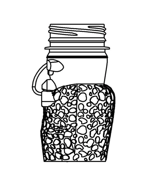 Банка 100 мл. "Горец" (100шт.) +крышка черная d 38