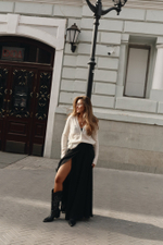 Юбка длинная на завязках