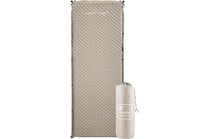 Коврик самонадувающийся туристический RoadLike Comfort Camp, бежевый
