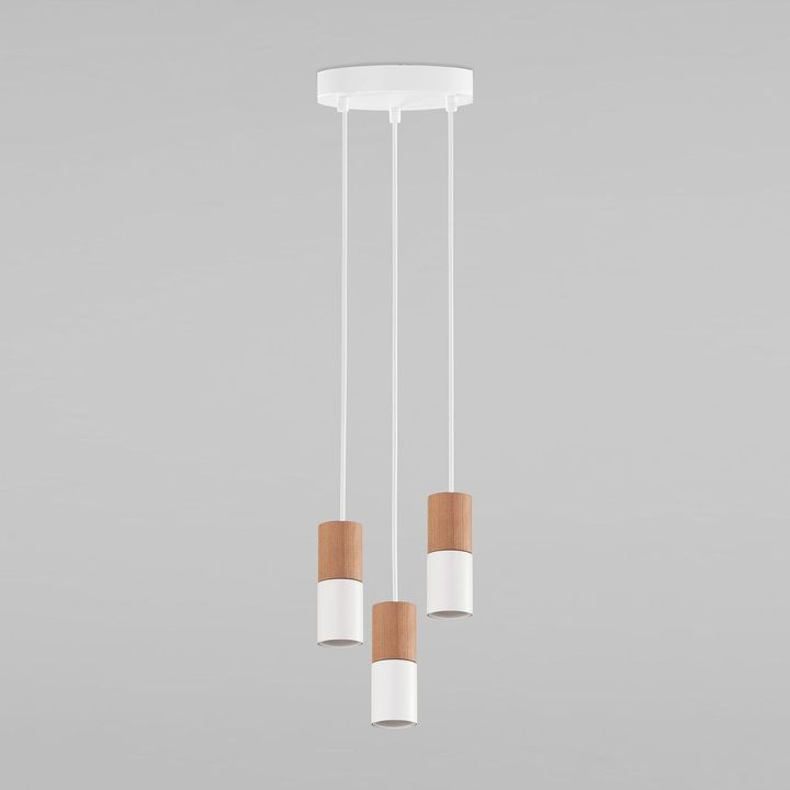 Подвесная люстра TK Lighting 6306 Elit White Wood