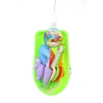 Набор для игры в песочнице «Лодочка», 24*15*7 см, 10 предметов, микс