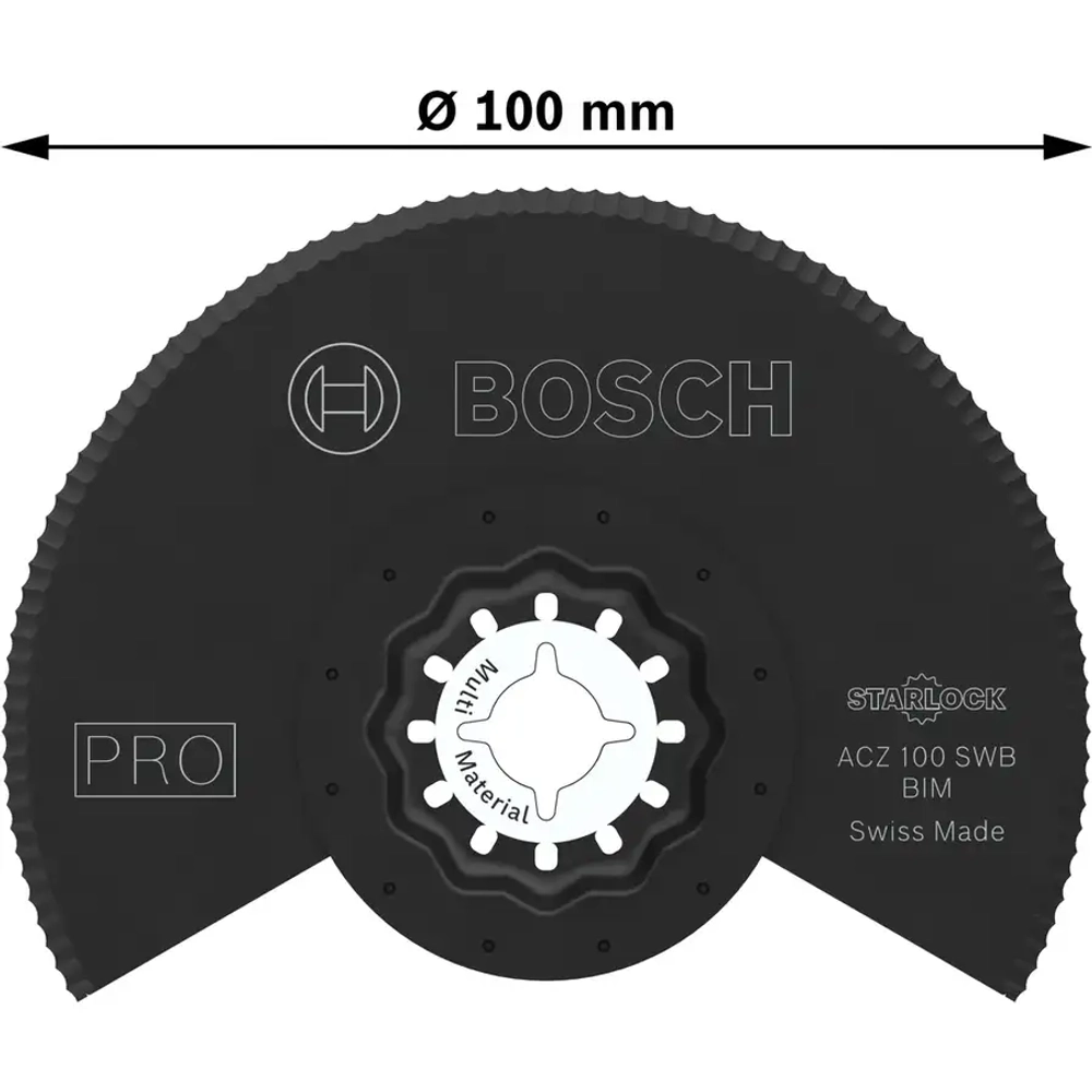 Сегментный пильный диск BIM ACZ 100 мм BOSCH 2608669123