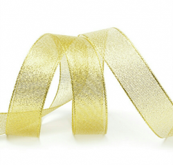Лента парчовая 20 мм  (22 метра, цвет золото)
