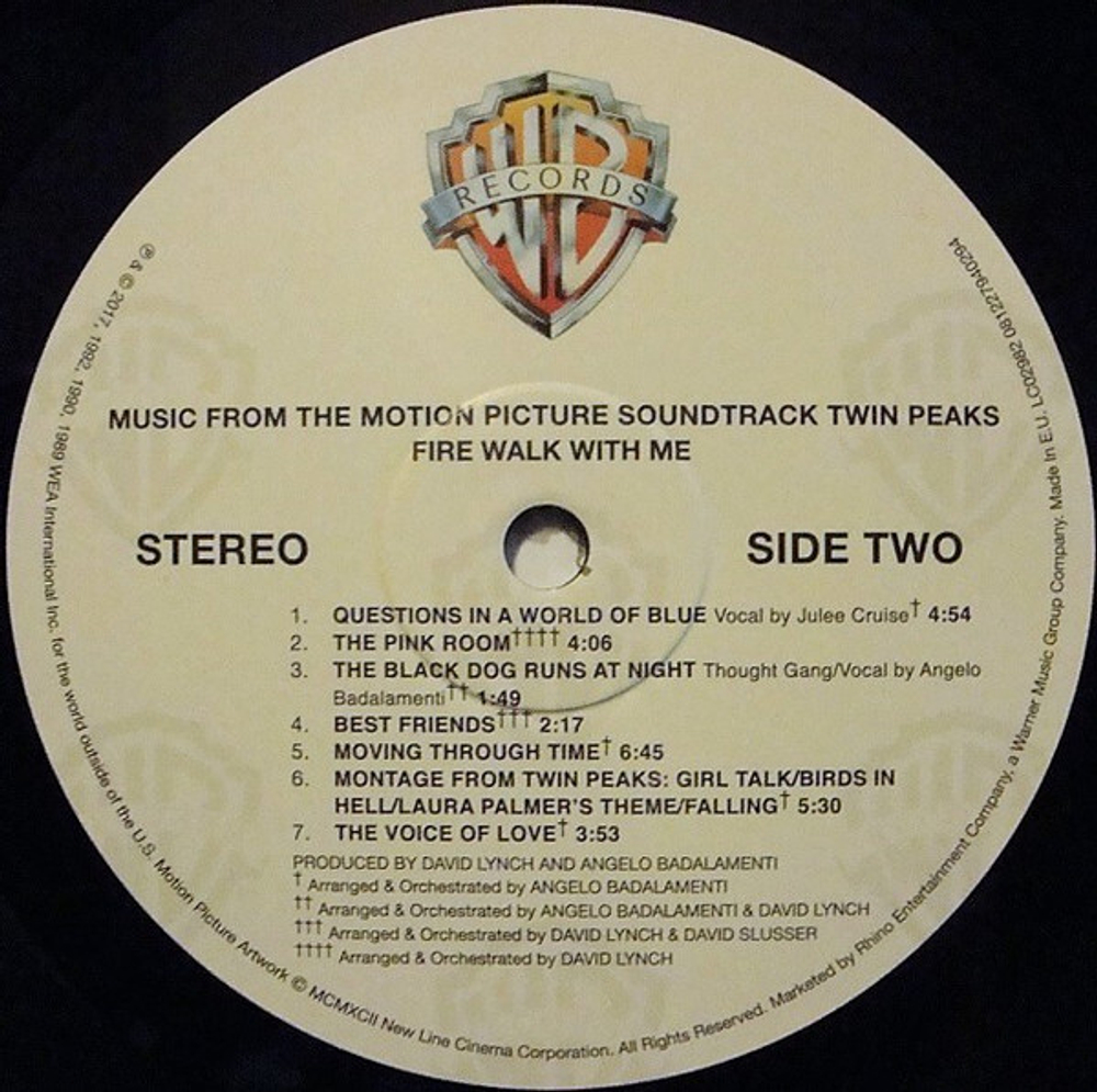Soundtrack / Angelo Badalamenti: Twin Peaks - Fire Walk With Me (LP)