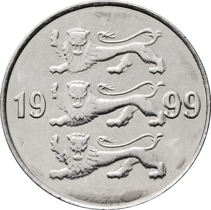20 сентов 1999 Эстония XF