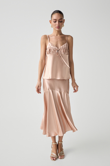 Комплект: топ и юбка из итальянской вискозы