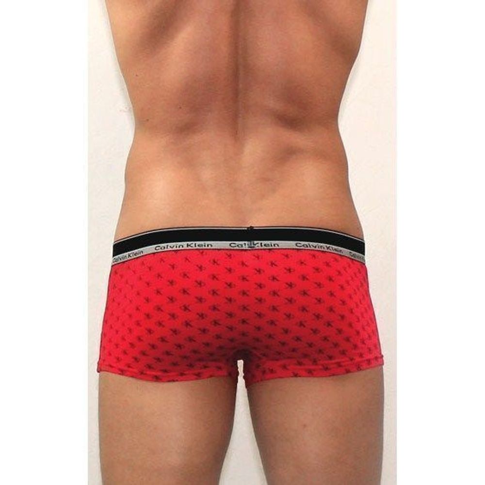 Мужские трусы боксеры красные Calvin Klein Red Boxer