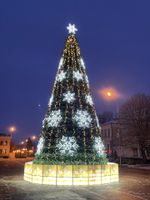 снежинки уличные