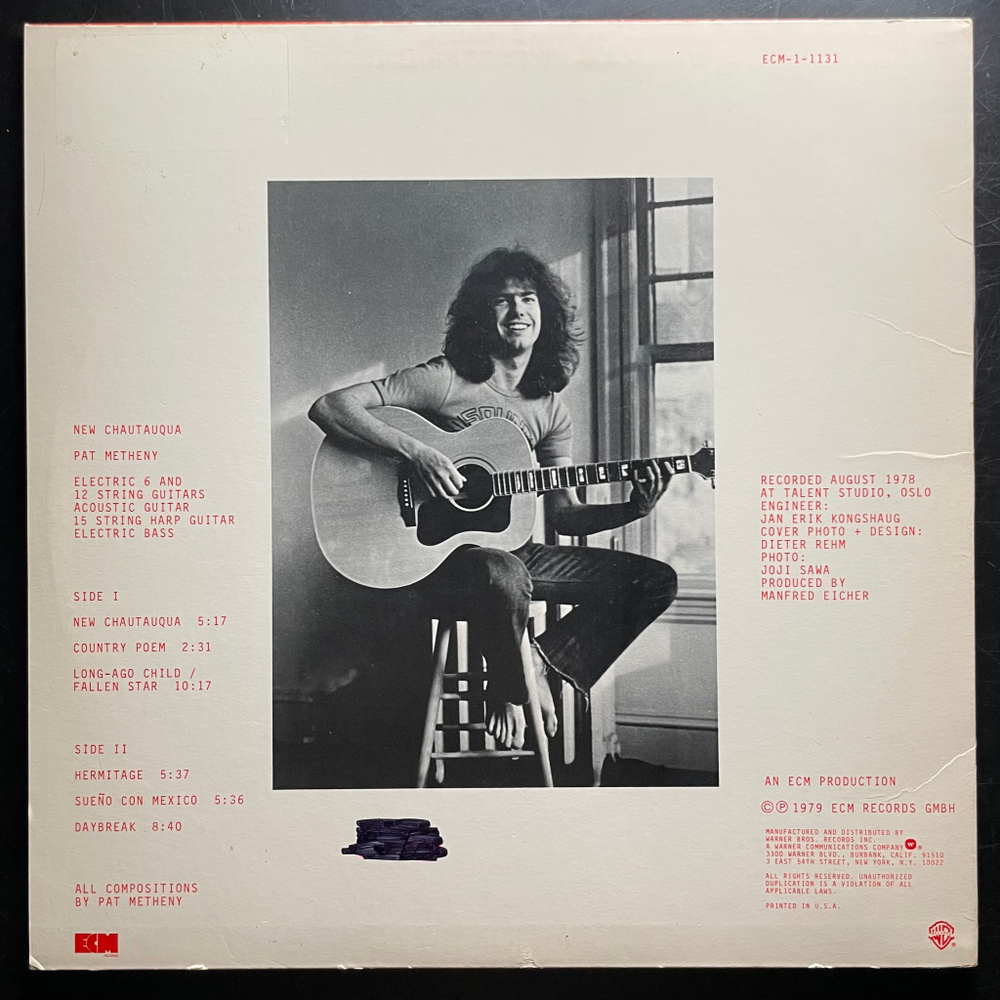 Pat Metheny ‎– New Chautauqua (США 1979г.) ECM