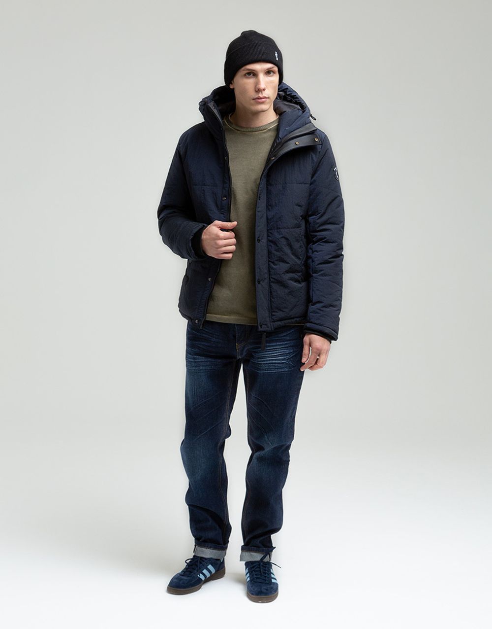 Шапка We Don’t Care Embroidered LogoBeanie Black