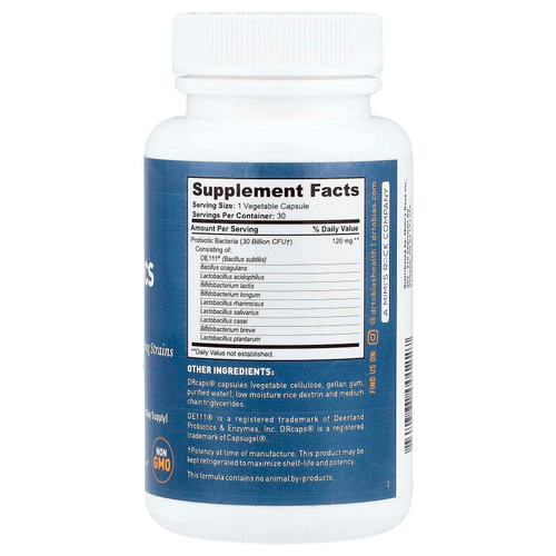 Dr. Tobias, пробиотики 30 млрд, 30 капсул с отсроченным высвобождением