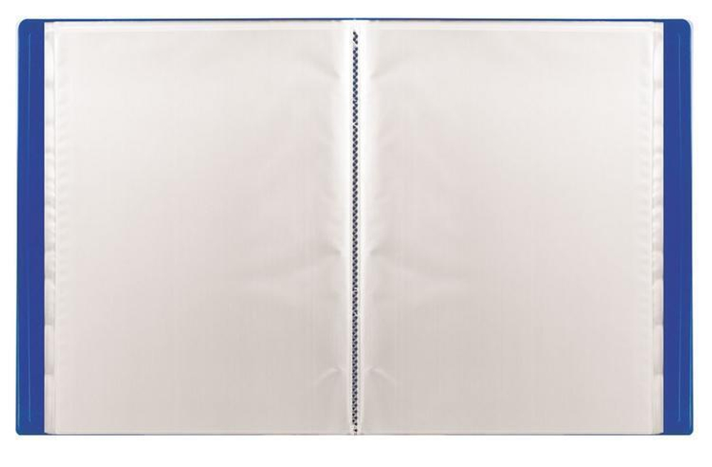 Папка с 10 вкладышами 0,5мм. синяя 225688 (STAFF)