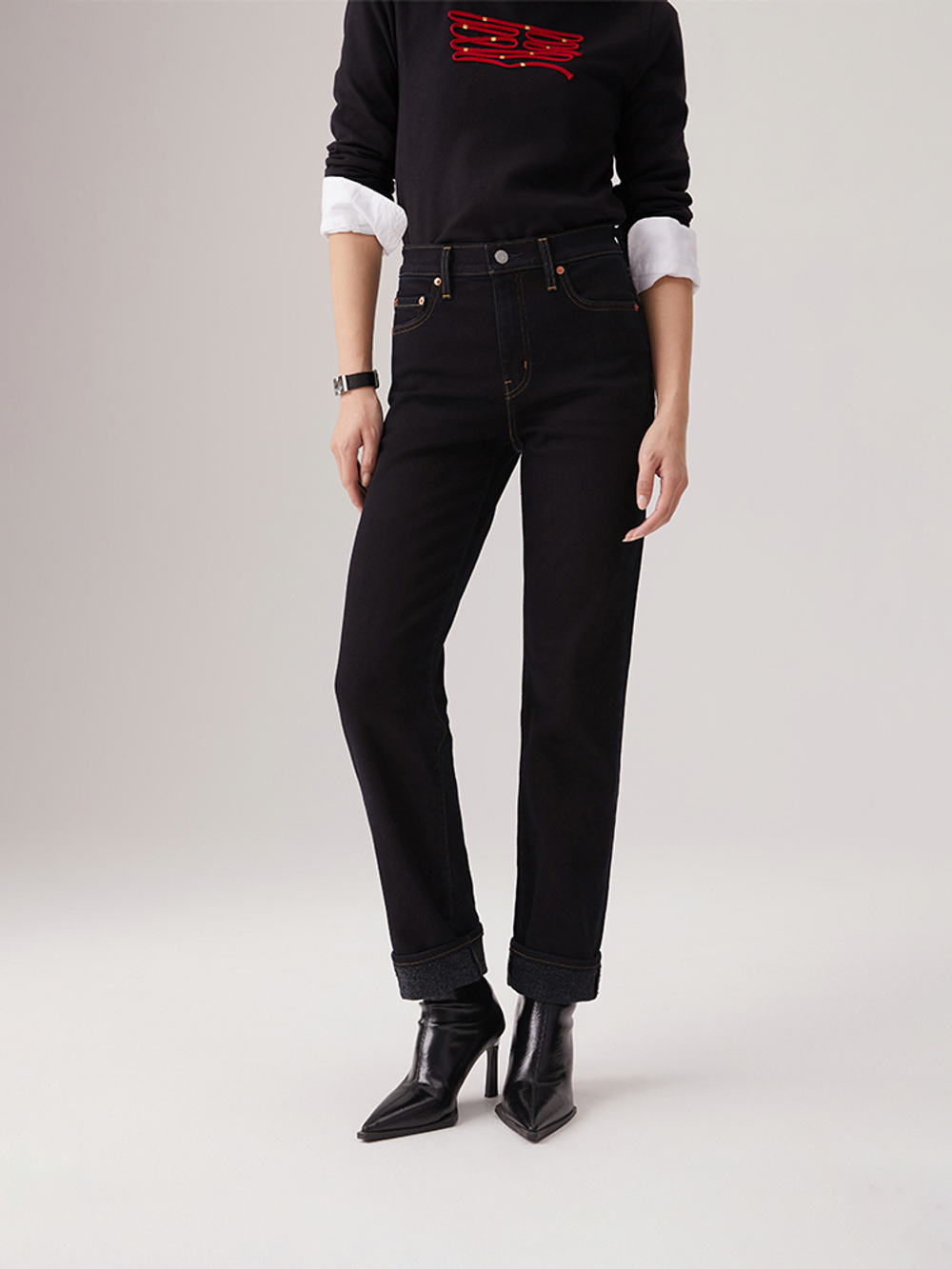 Женские прямые джинсы с завышенной талией Levi's 724 High Rise Straight 18883-0423, Ограниченная серия