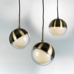 815511 Люстра DAFNE 1х5W(led) G9 ЛАТУНЬ/ПРОЗРАЧНЫЙ