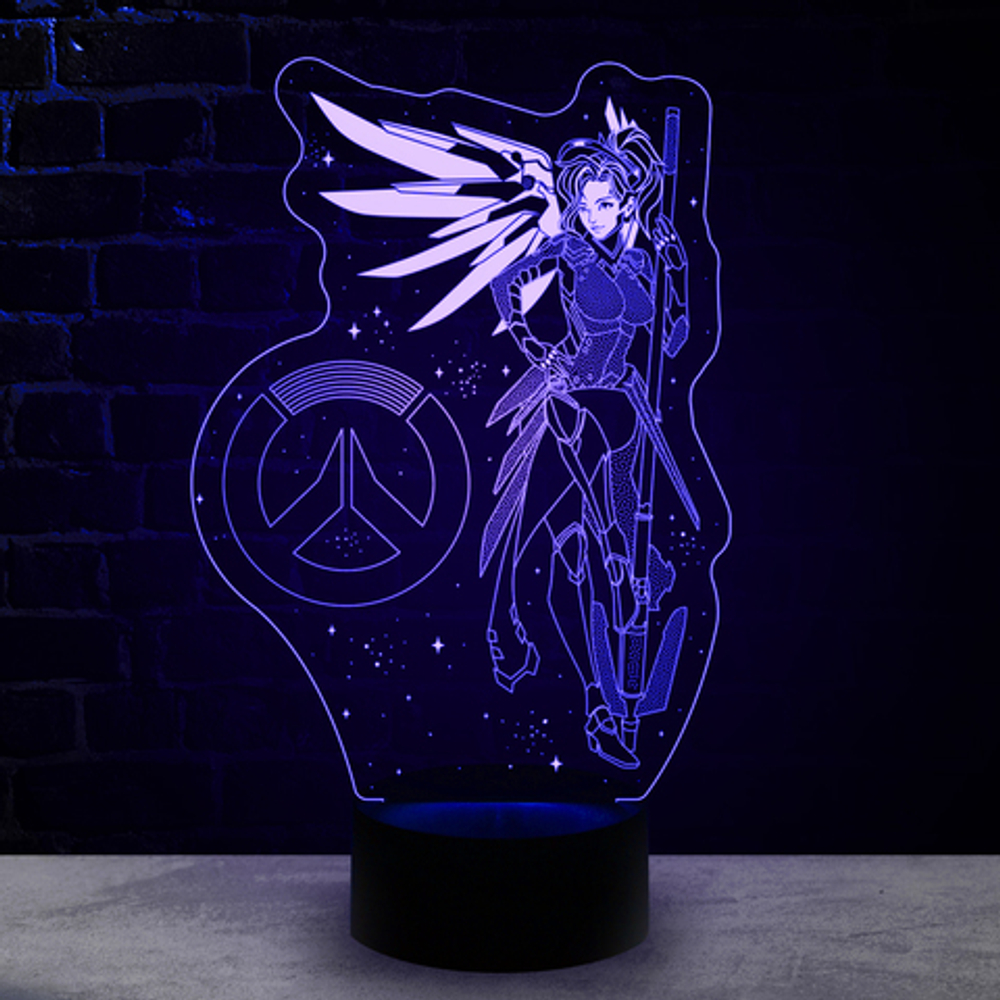 Ночник "Ангел Овервотч" (Mercy Overwatch)