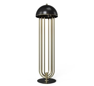 Торшер TURNER by Delightfull ( gold + black )