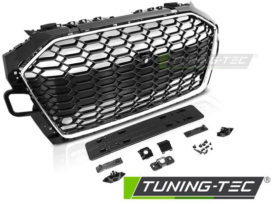 Решётка радиатора SPORT CHROME BLACK PDC для AUDI A4 B9 20